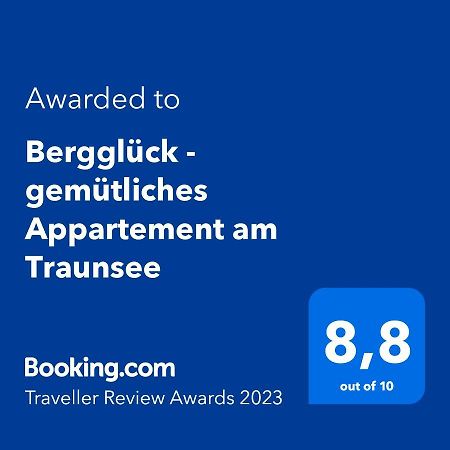 Bergglueck - Gemuetliches Appartement Am Traunsee Altmünster Zewnętrze zdjęcie